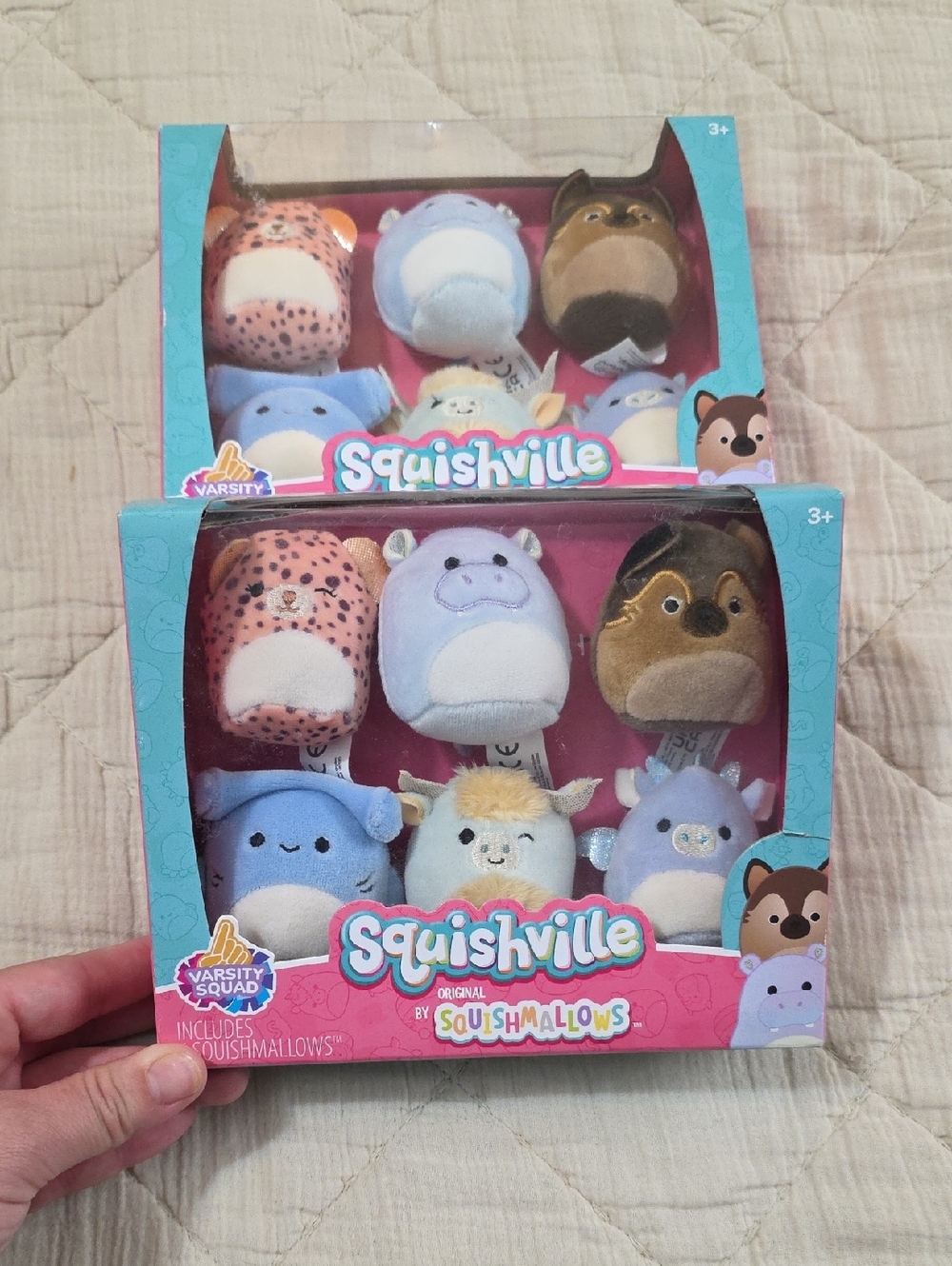 Squishmallows Squishville Plush Set Varsity Squad 2 Sets